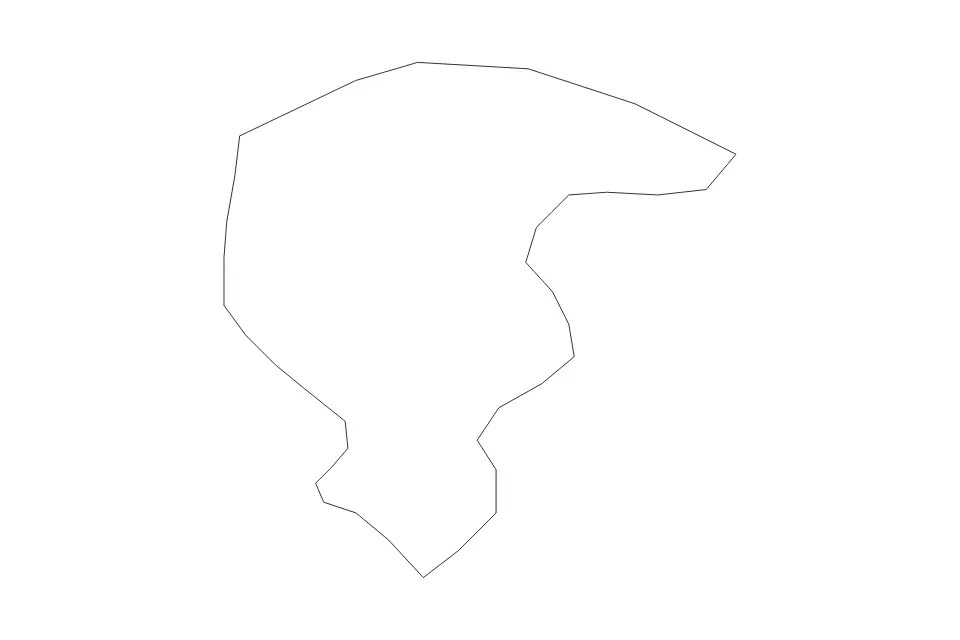 Carte de North West, Singapore de type contour pour Asie, montrant contour avec des limites nettes.