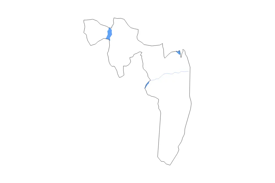 Vista previa del mapa de contorno de Ampara