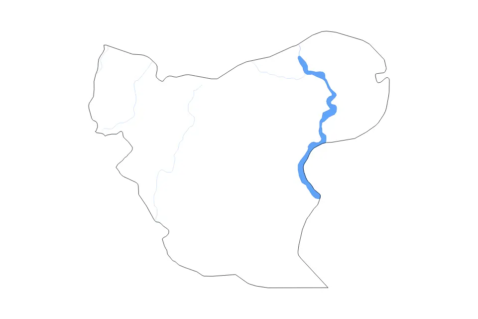 Vista previa del mapa de contorno de Aleppo