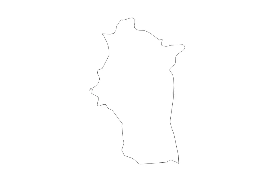 Carte de Latakia, Syria de type contour pour Asie, montrant contour avec des limites nettes.