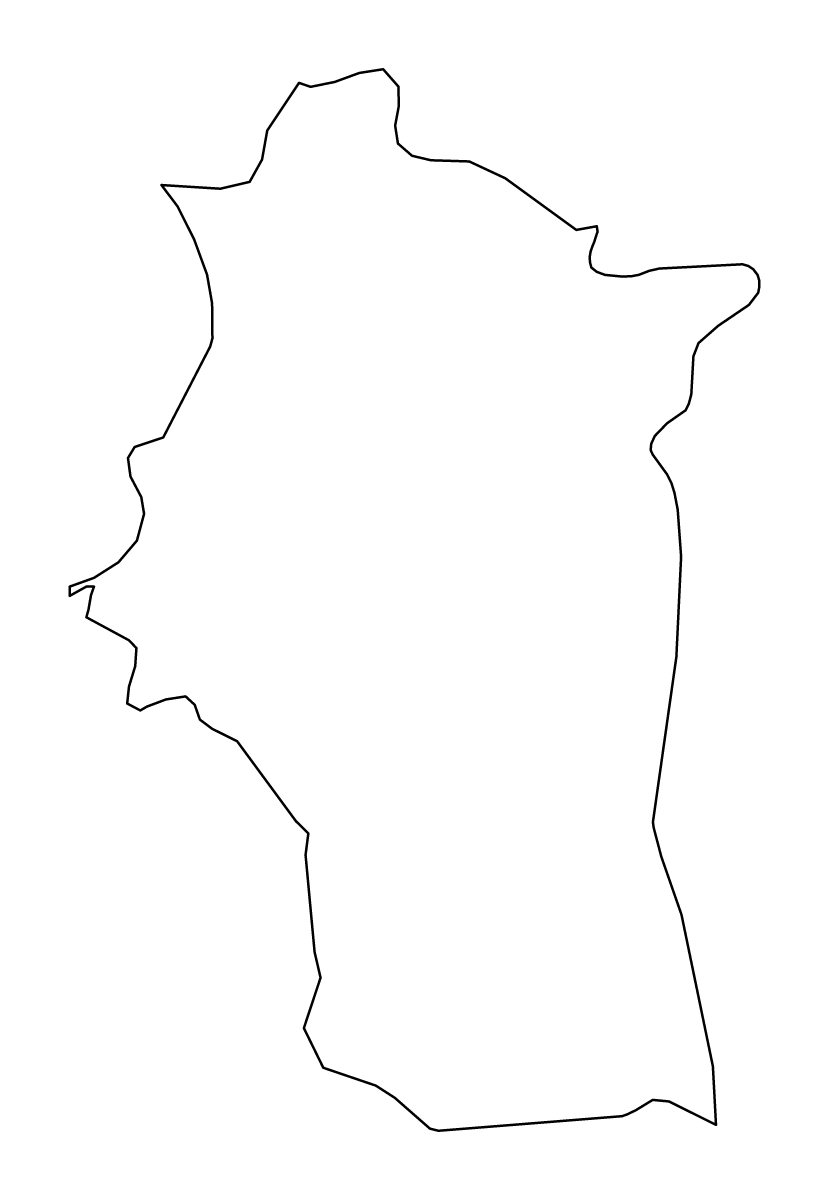 Carte de contour de Latakia, Syria.