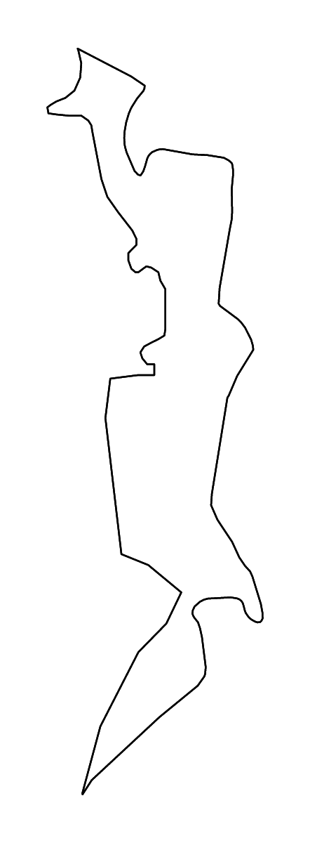 Carte de contour de Quneitra, Syria avec rivières.