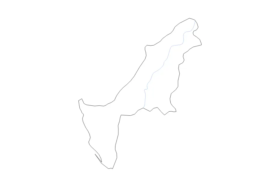 Aperçu de la carte de contour de Kaohsiung
