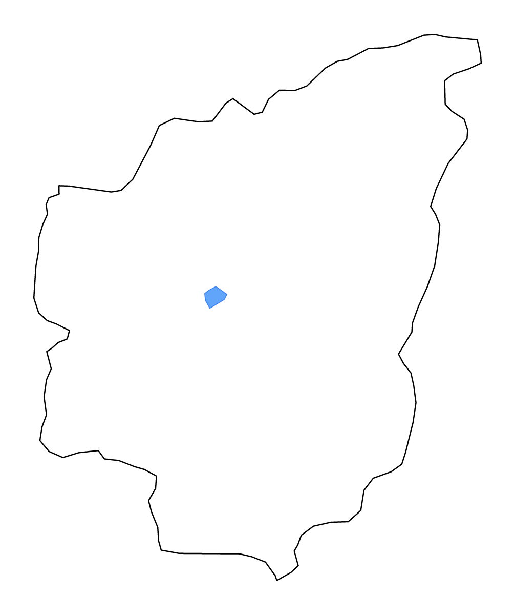 Carte de contour de Nantou, Taiwan avec lacs et rivières.