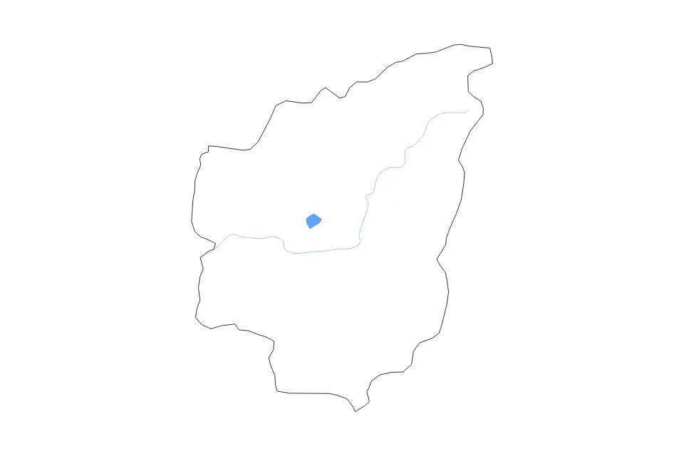 Mapa de Nantou, Taiwan de tipo contorno, lagos y ríos para Asia, con contorno, lagos y ríos con elementos de agua como Riyue Tan.