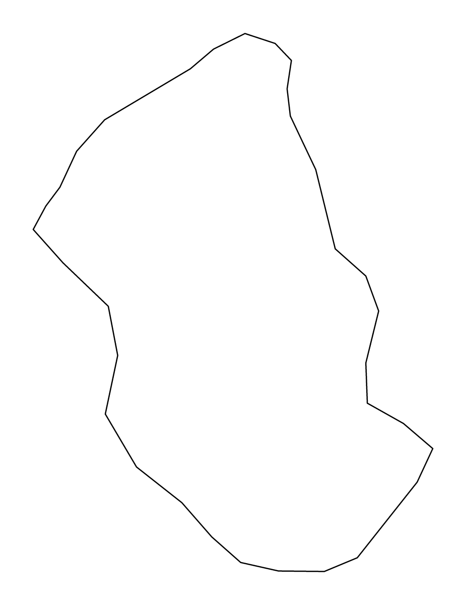 Mapa de contorno de Taipei, Taiwan.