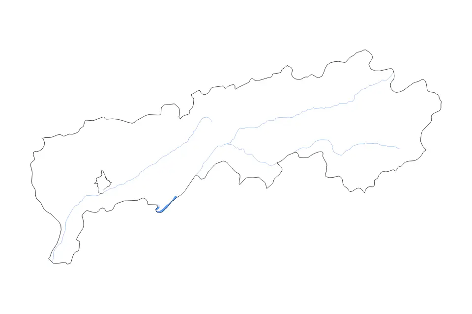Mapa de districts of Republican Subordination, Tajikistan de tipo contorno, subdivisiones, lagos y ríos para Asia, con contorno, subdivisiones, lagos y ríos con elementos de agua como Obanbori Norak.