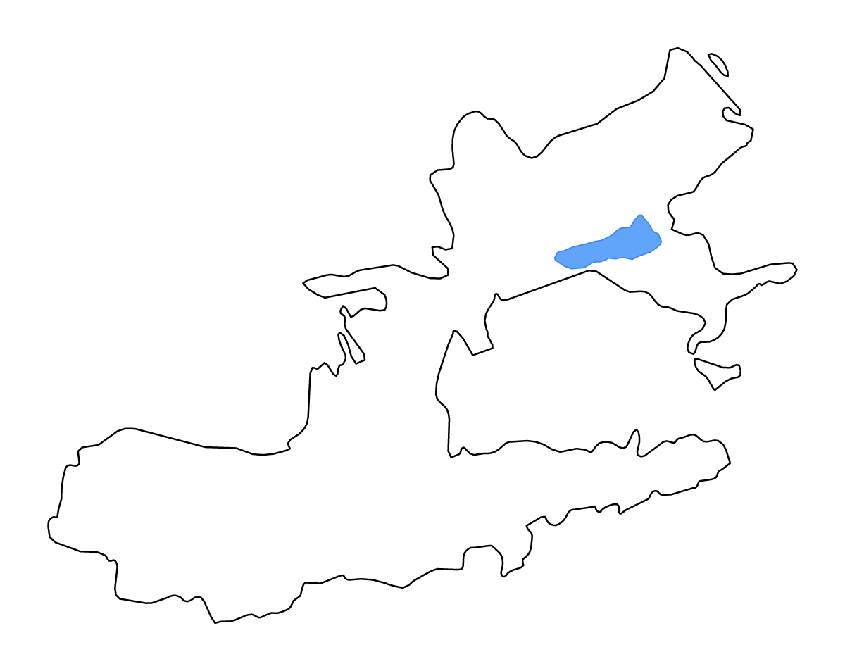 Carte de contour de Khujand, Tajikistan avec lacs et rivières.