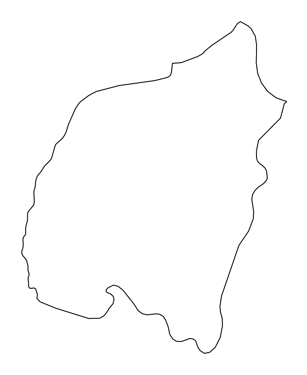 Carte de contour de Amnat Charoen, Thailand avec rivières.
