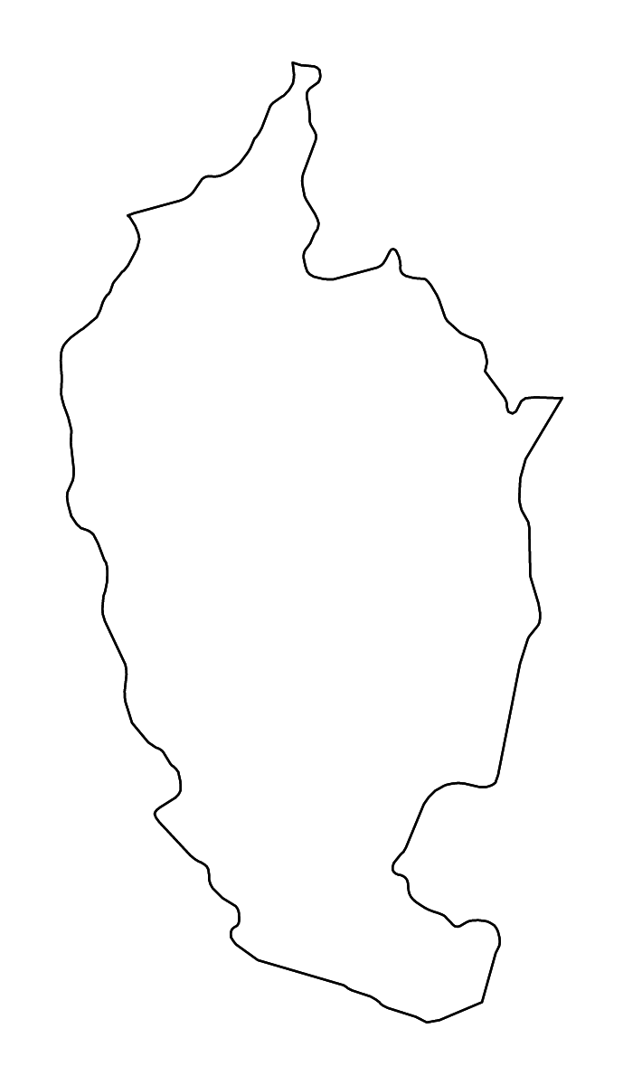 Carte de contour de Maha Sarakham, Thailand avec rivières.