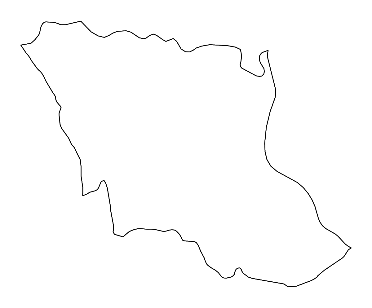 Carte de contour de Mukdahan, Thailand avec rivières.