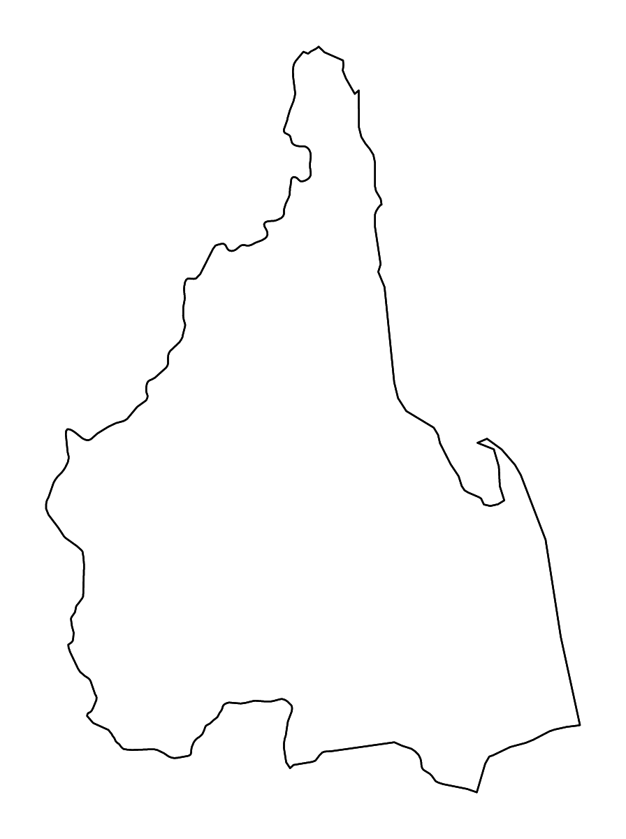 Carte de contour de Nakhon Si Thammarat, Thailand avec rivières.