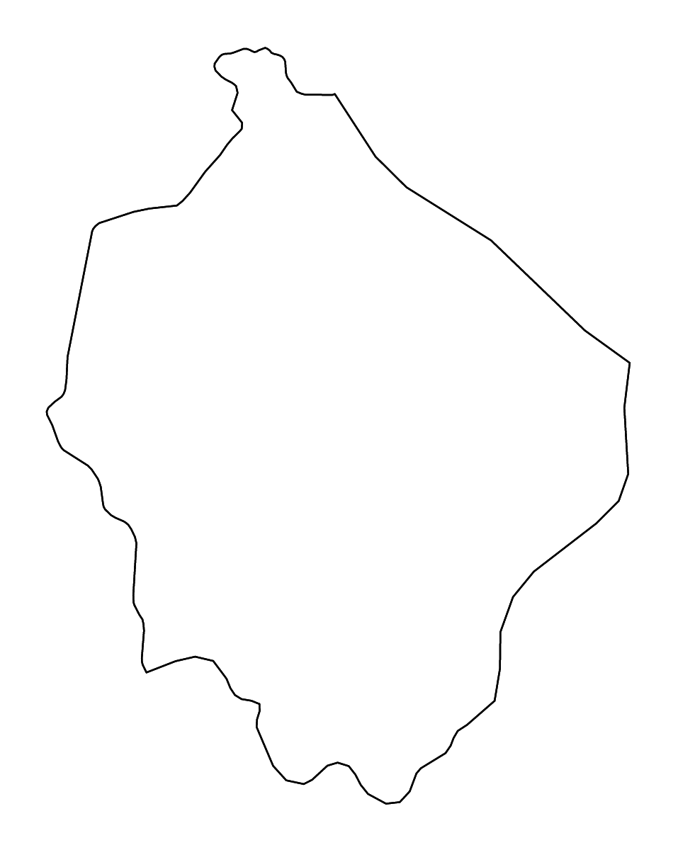 Carte de contour de Narathiwat, Thailand avec rivières.