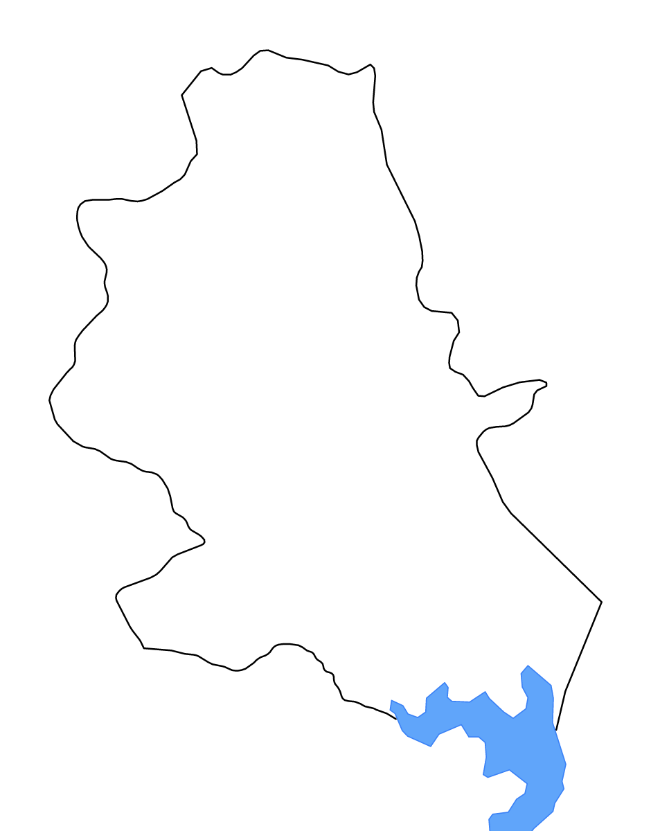 Carte de contour de Nong Bua Lam Phu, Thailand avec lacs et rivières.