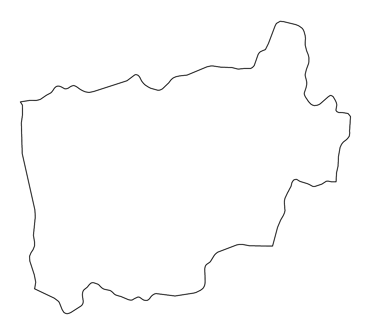 Carte de contour de Ratchaburi, Thailand avec rivières.