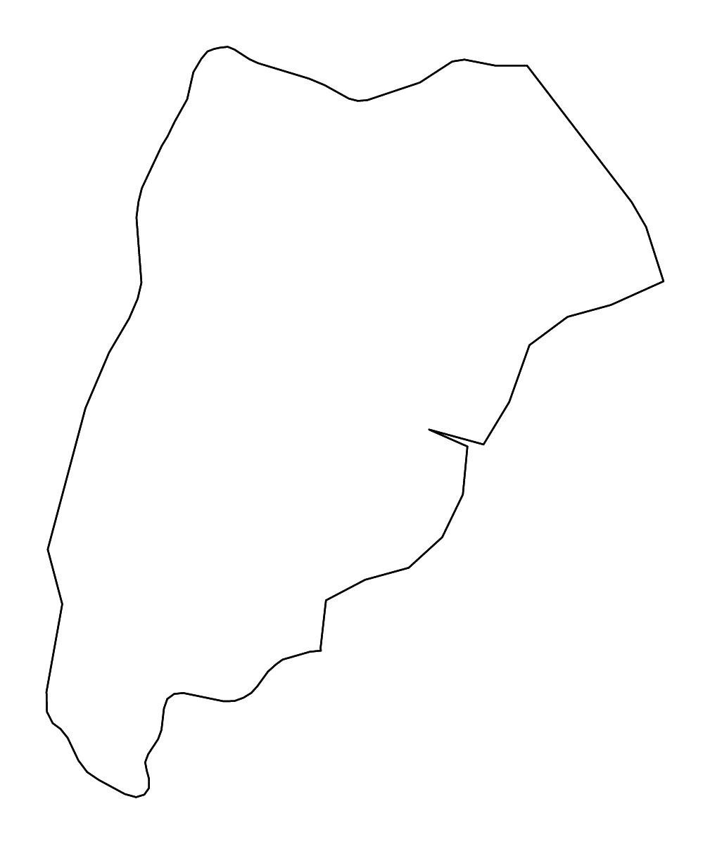 Carte de contour de Samut Songkhram, Thailand avec rivières.