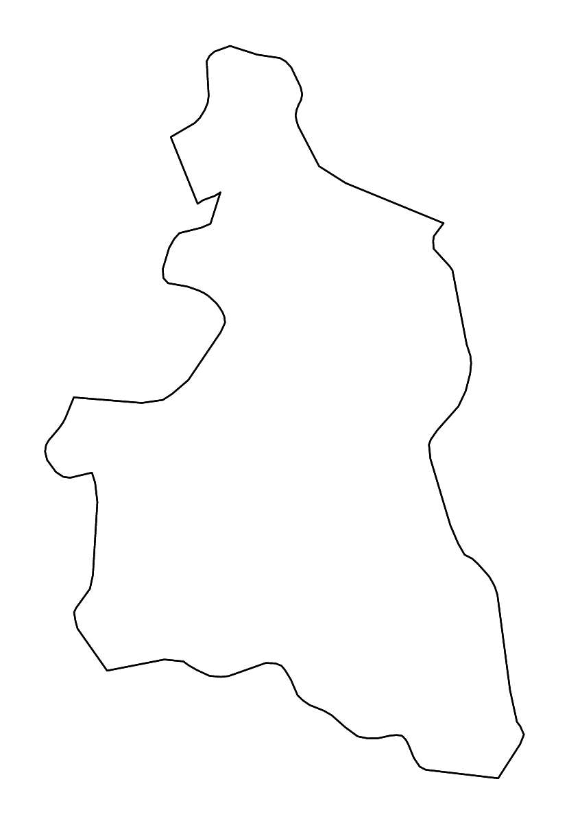 Carte de contour de Sing Buri, Thailand avec rivières.