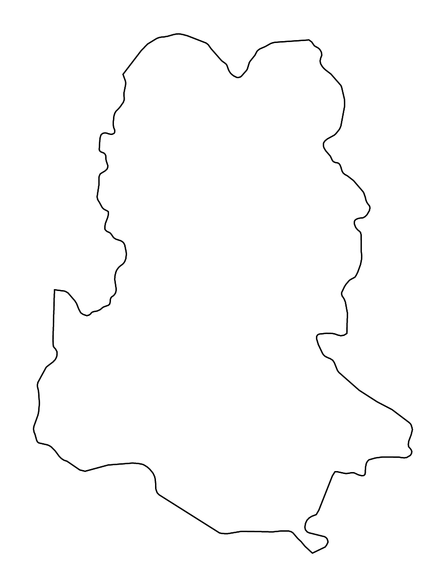 Carte de contour de Sukhothai, Thailand avec rivières.