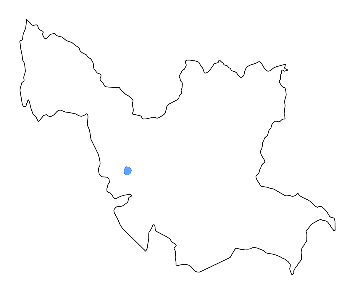 Carte de contour de Udon Thani, Thailand avec lacs et rivières.