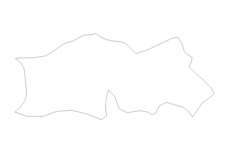 Baucau outline map preview