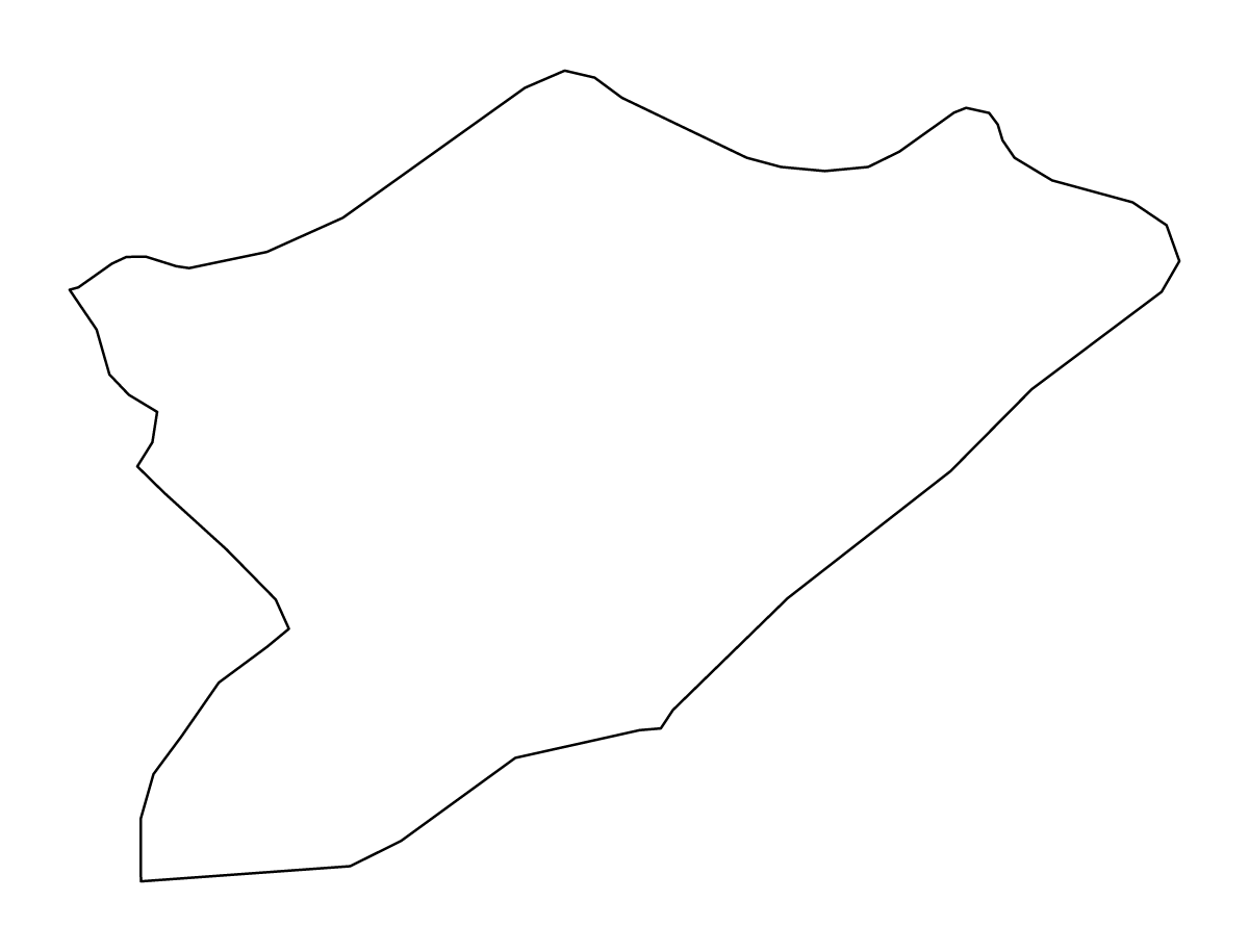 Carte de contour de Lautém, Timor-Leste.