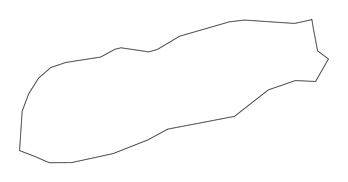 Carte de contour de Liquiçá, Timor-Leste.