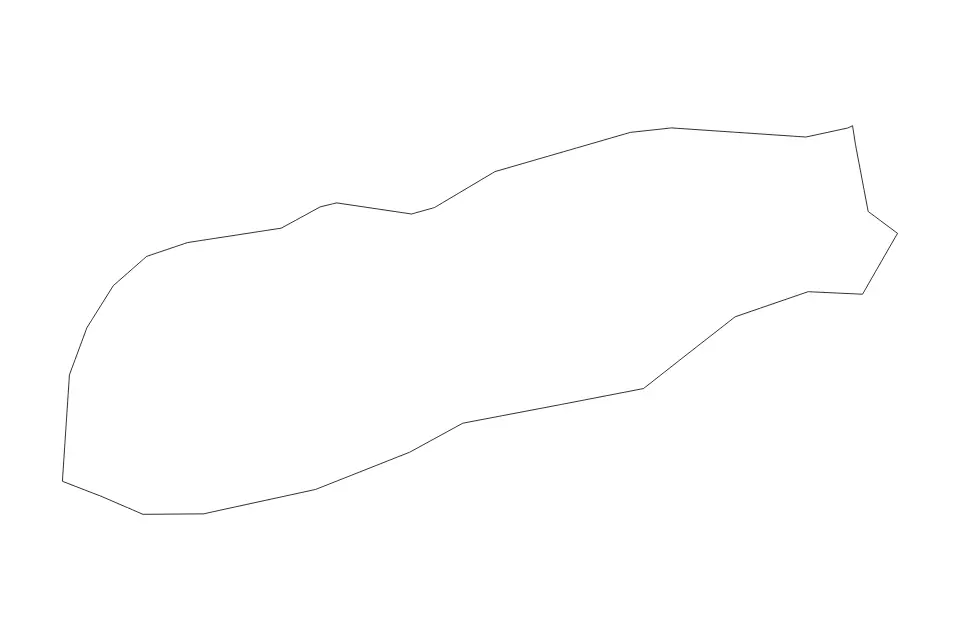 Carte de Liquiçá, Timor Leste de type contour pour Asie, montrant contour avec des limites nettes.