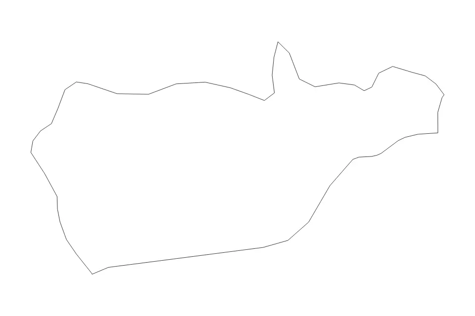 Carte de Viqueque, Timor Leste de type contour pour Asie, montrant contour avec des limites nettes.