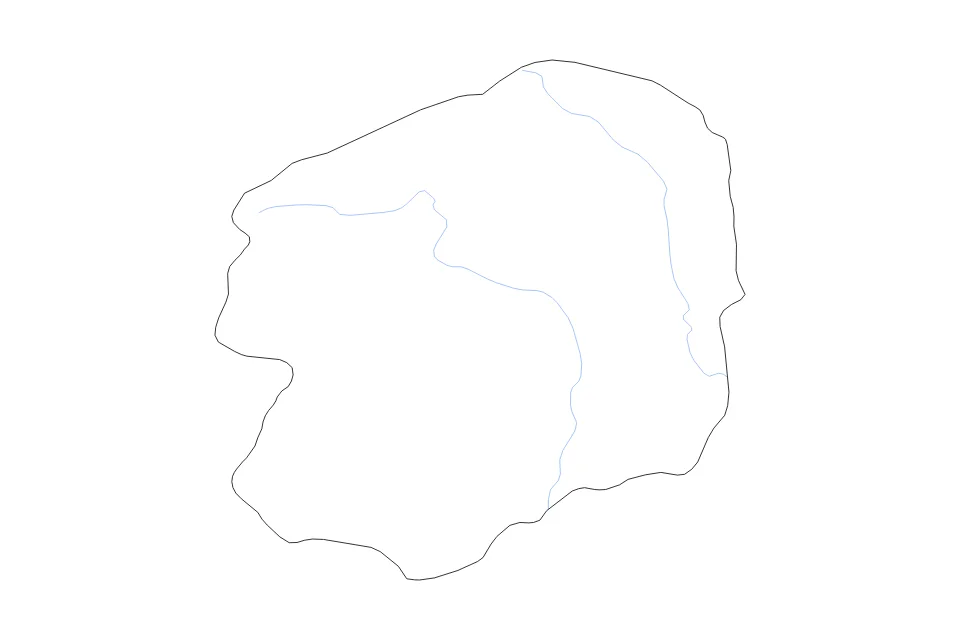 Aperçu de la carte de contour de Tochigi