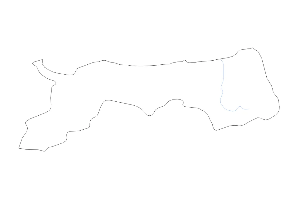 Aperçu de la carte de contour de Tottori