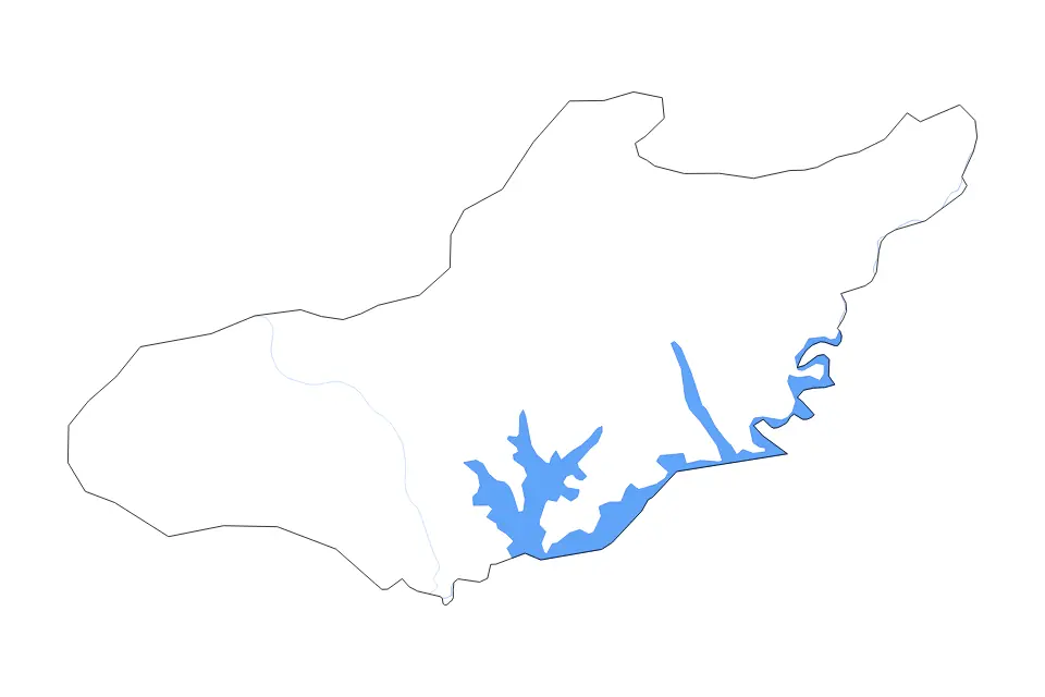 Vista previa del mapa de contorno de Adıyaman