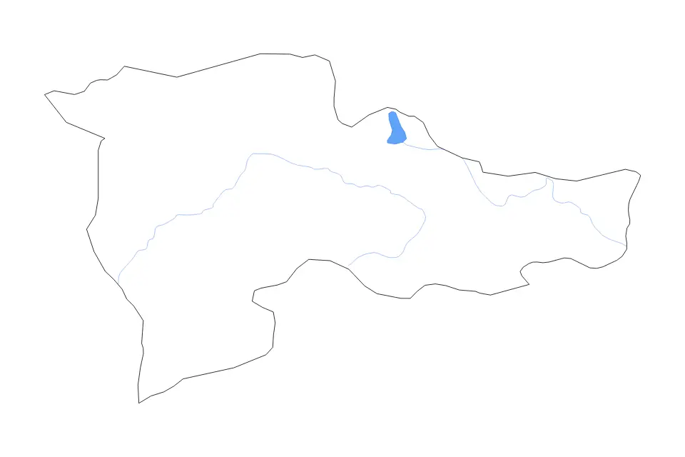 Ağrı outline map preview