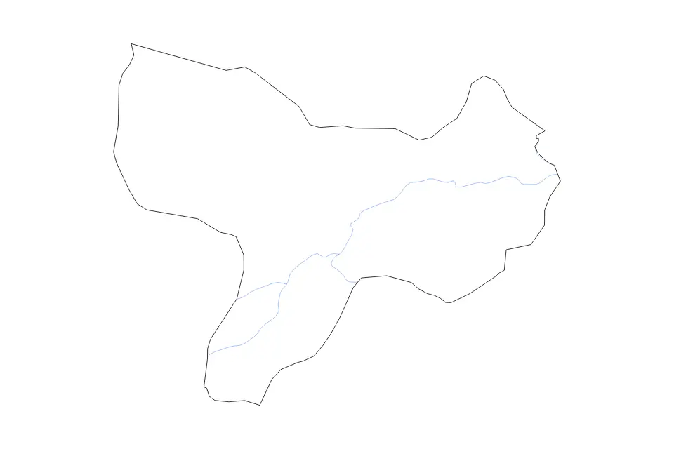 Vista previa del mapa de contorno de Amasya