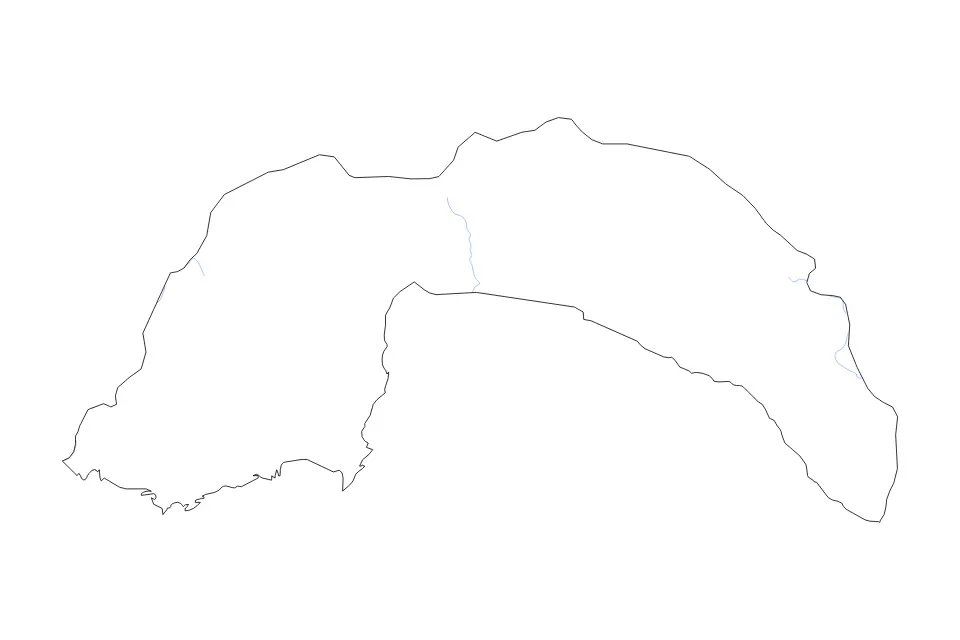 Vista previa del mapa de contorno de Antalya