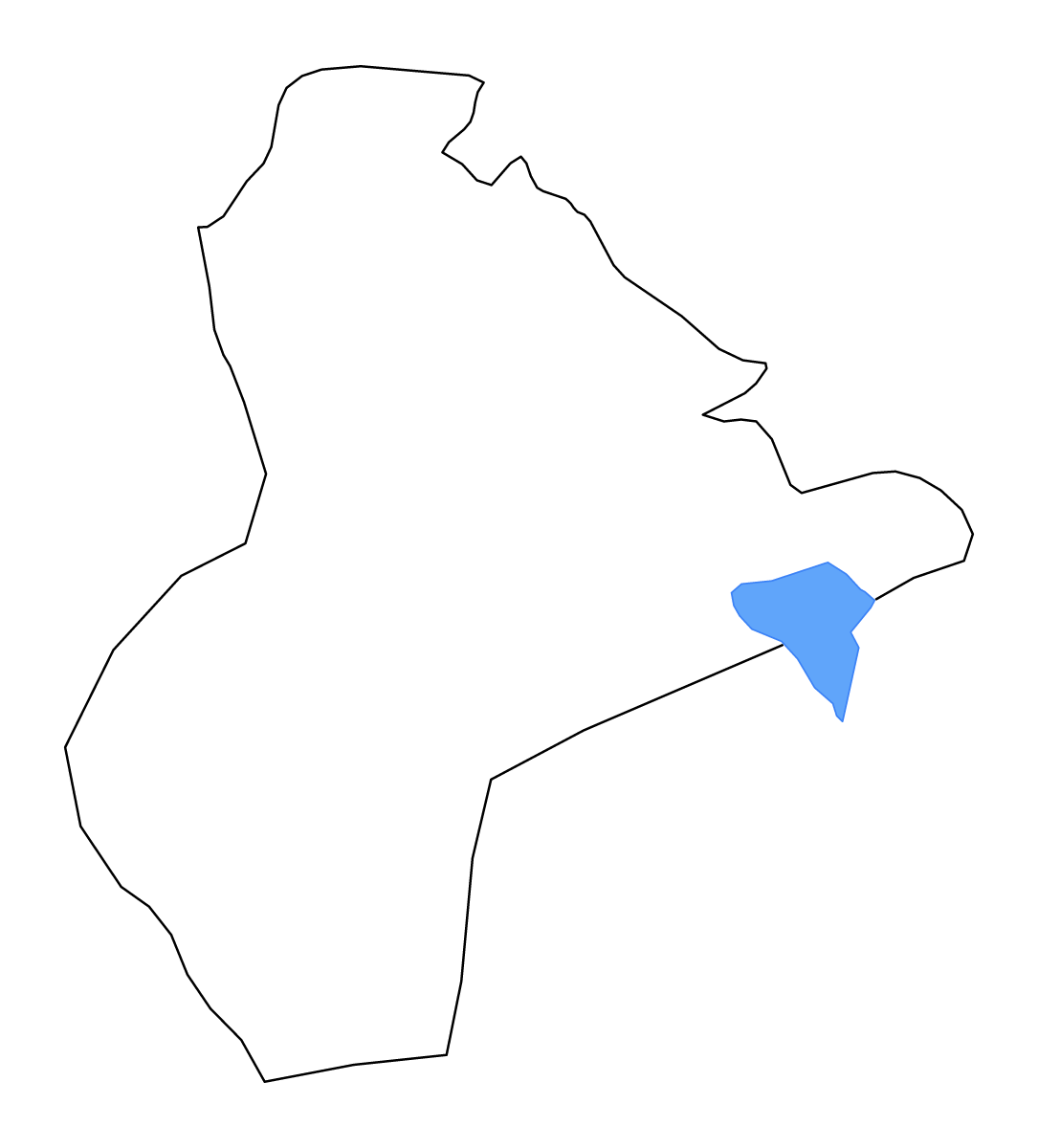 Carte de contour de Ardahan, Turkey avec lacs et rivières.