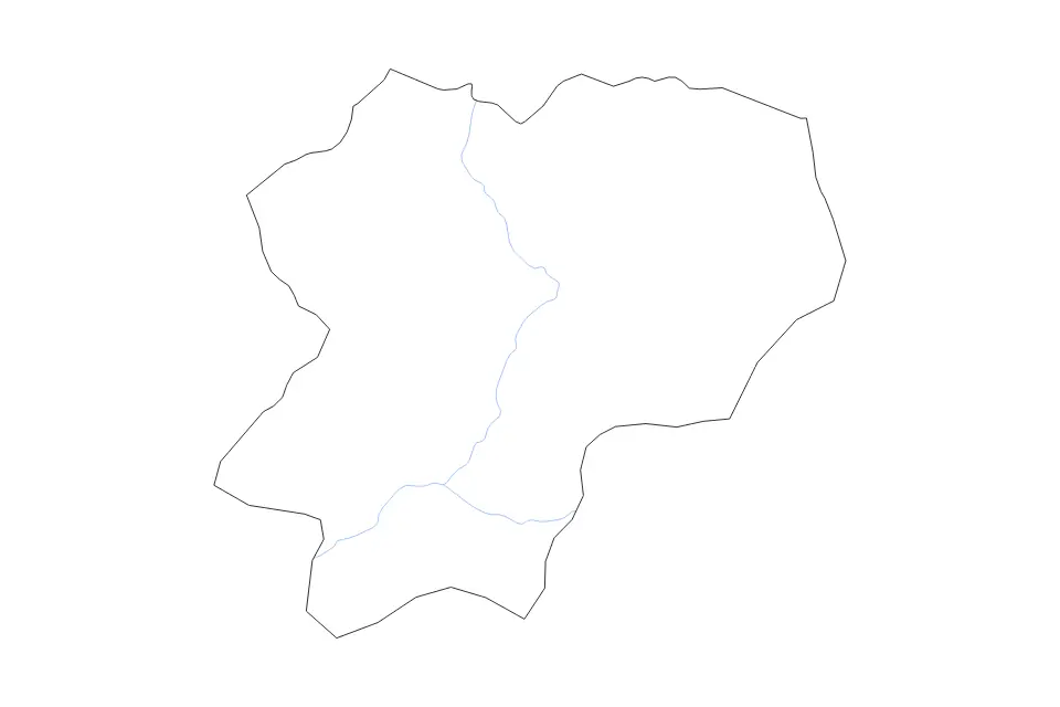 Vista previa del mapa de contorno de Artvin