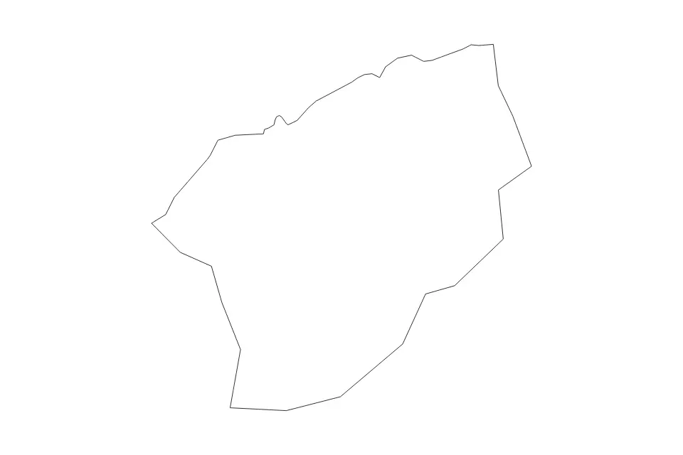 Bartın outline map preview