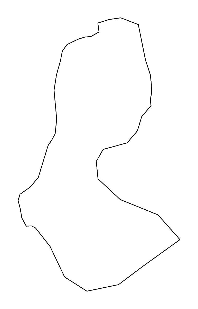 Carte de contour de Batman, Turkey avec rivières.