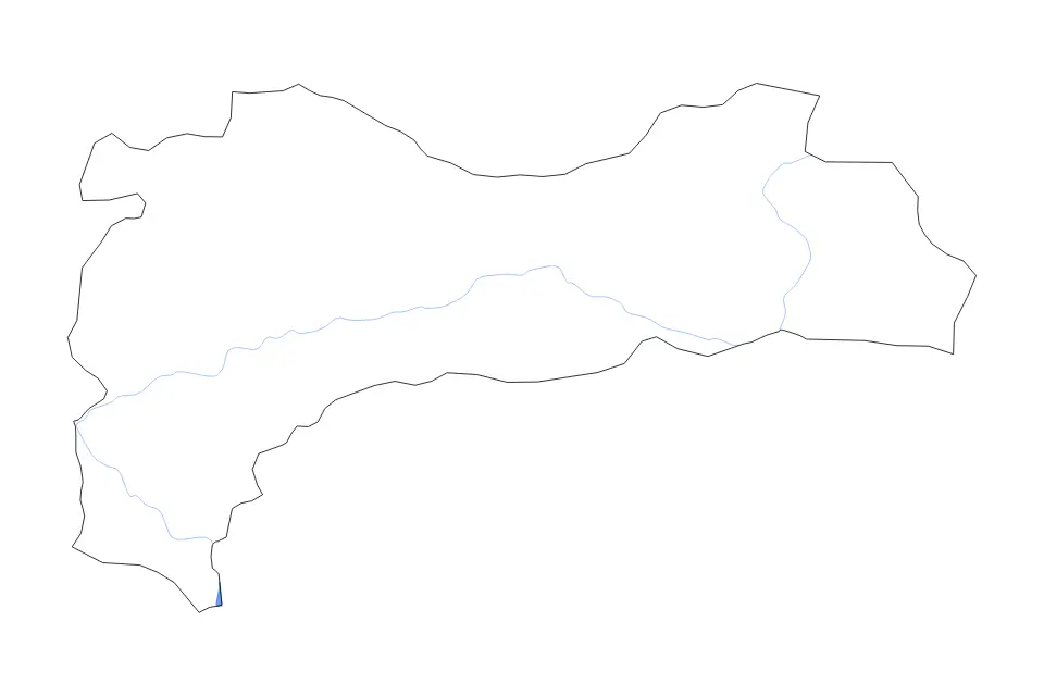 Aperçu de la carte de contour de Erzincan