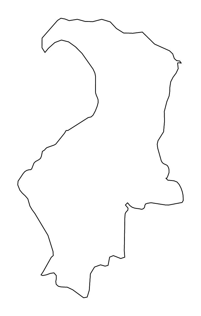 Carte de contour de Hatay, Turkey avec rivières.