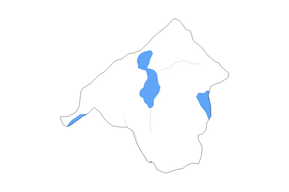 Aperçu de la carte de contour de Isparta