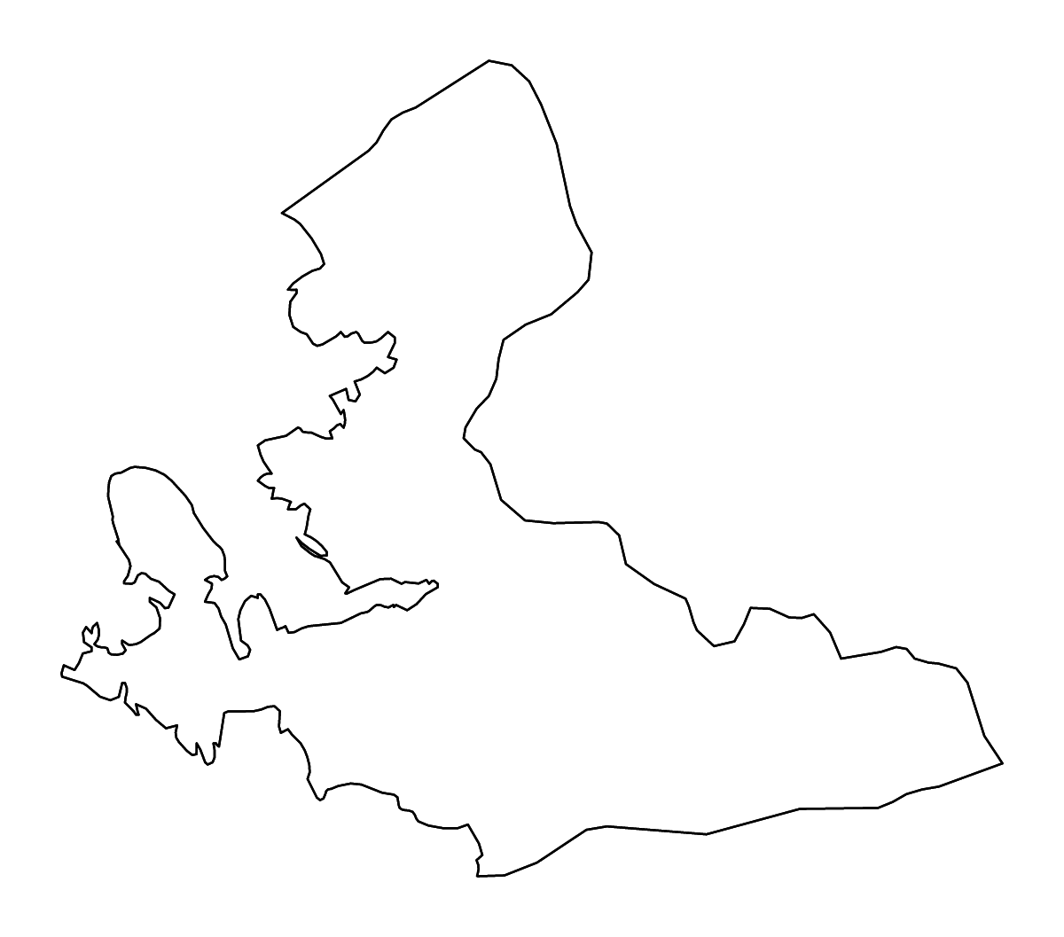 Carte de contour de İzmir, Turkey avec rivières.