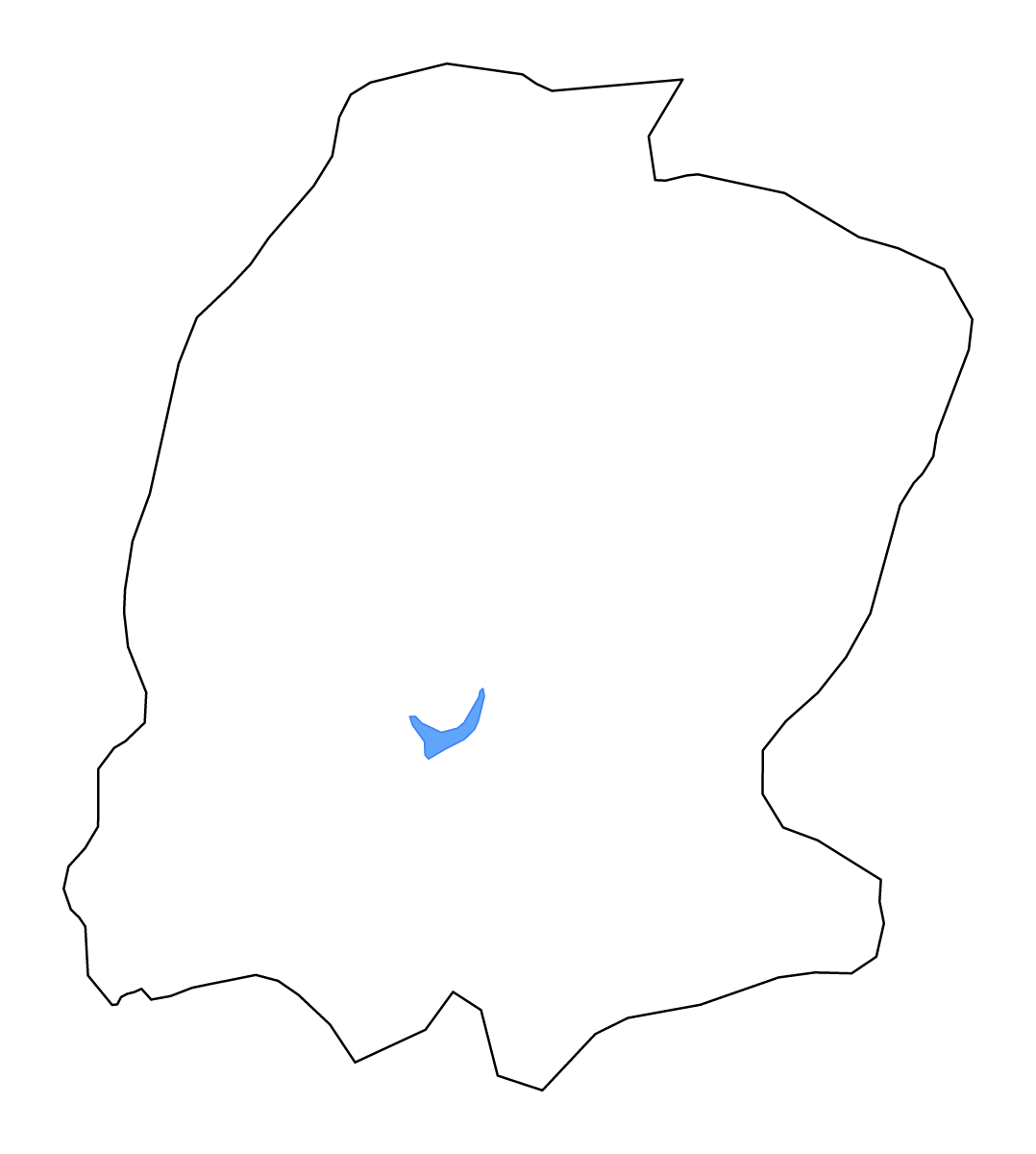 Carte de contour de Kahramanmaraş, Turkey avec lacs et rivières.