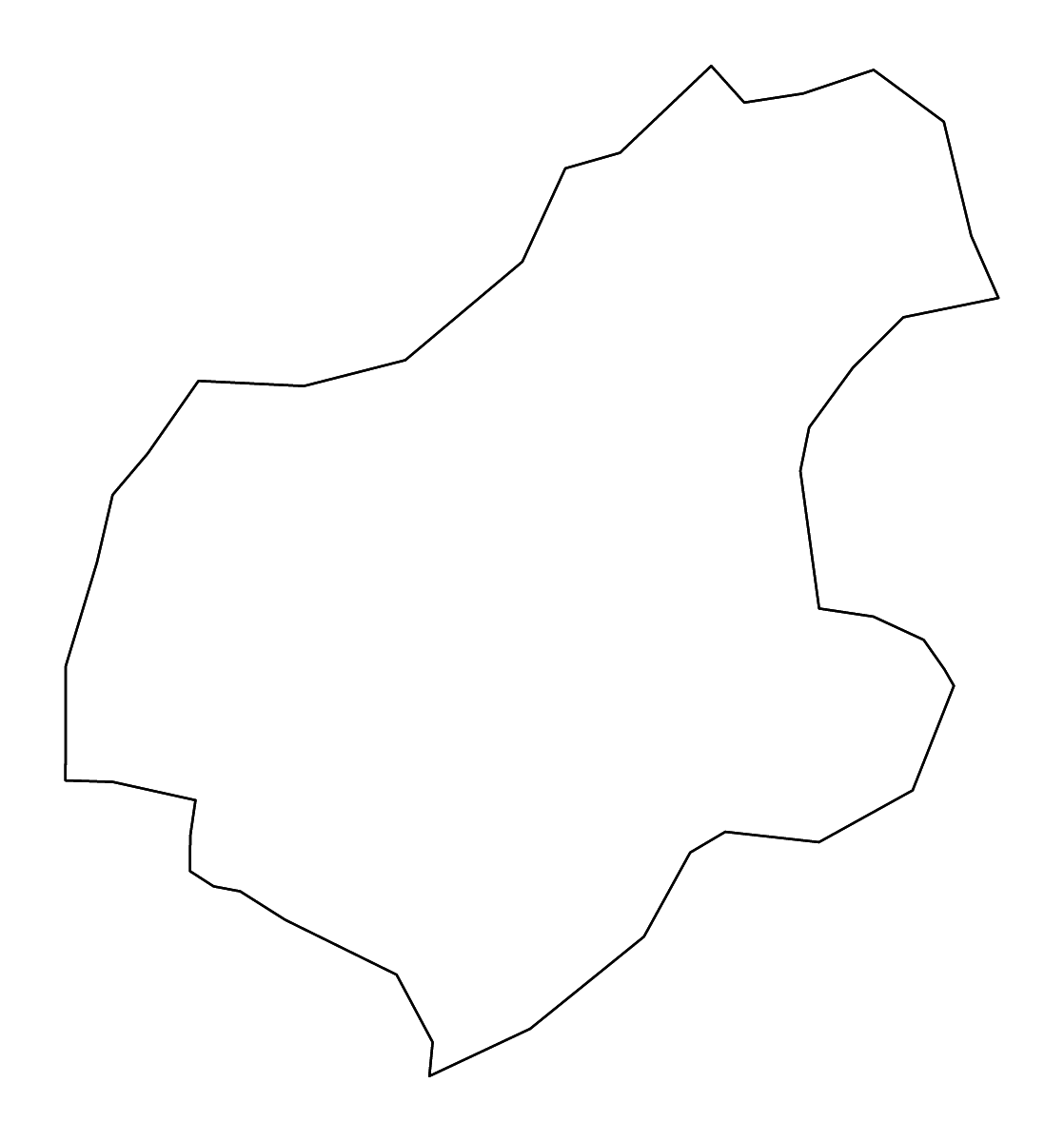 Carte de contour de Karabük, Turkey avec rivières.