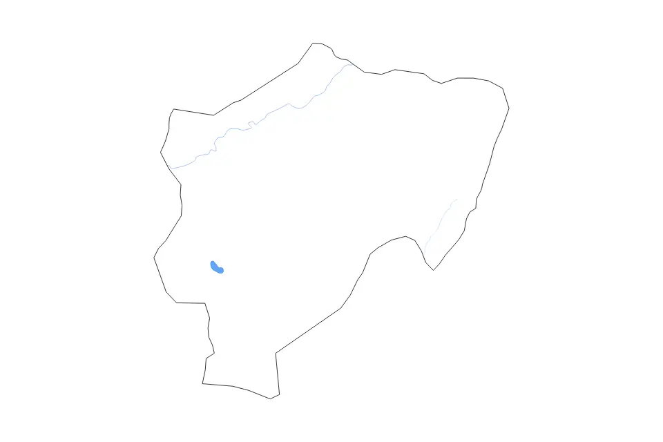 Carte de Kayseri, Turkey de type contour, lacs et rivières pour Asie, montrant contour, lacs et rivières avec des éléments hydrographiques comme Yay Gölü.