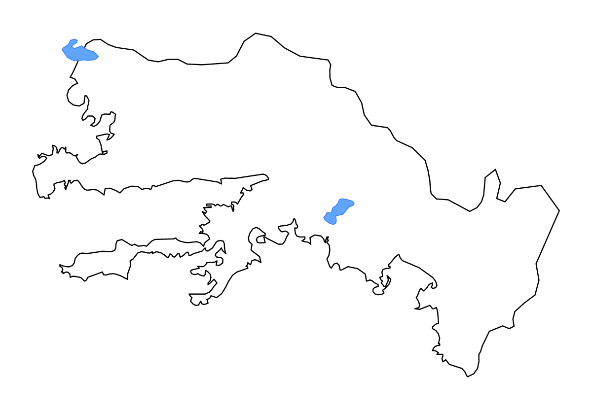 Carte de contour de Muğla, Turkey avec lacs et rivières.
