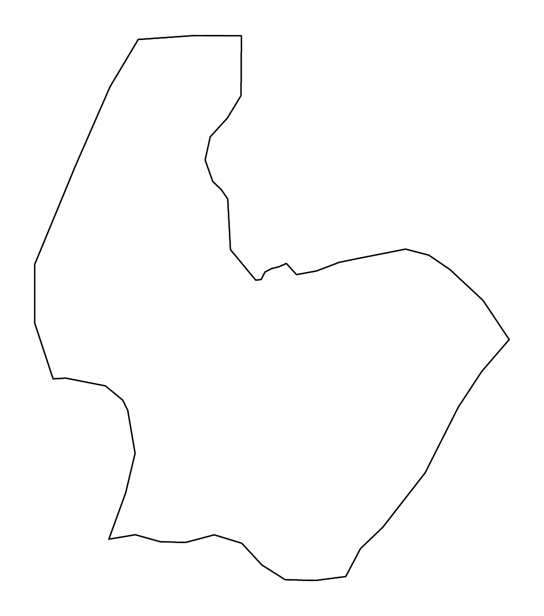 Carte de contour de Osmaniye, Turkey avec rivières.