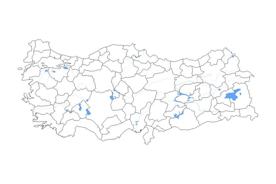 Turkey outline map preview