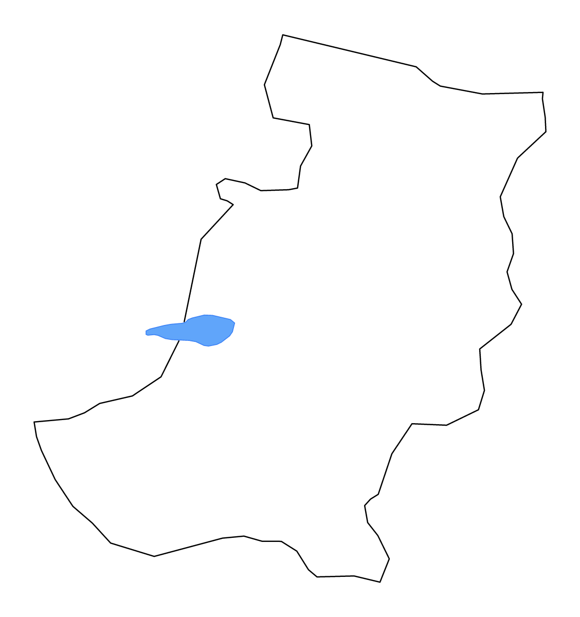 Mapa de contorno de Sakarya, Turkey con lagos y ríos.