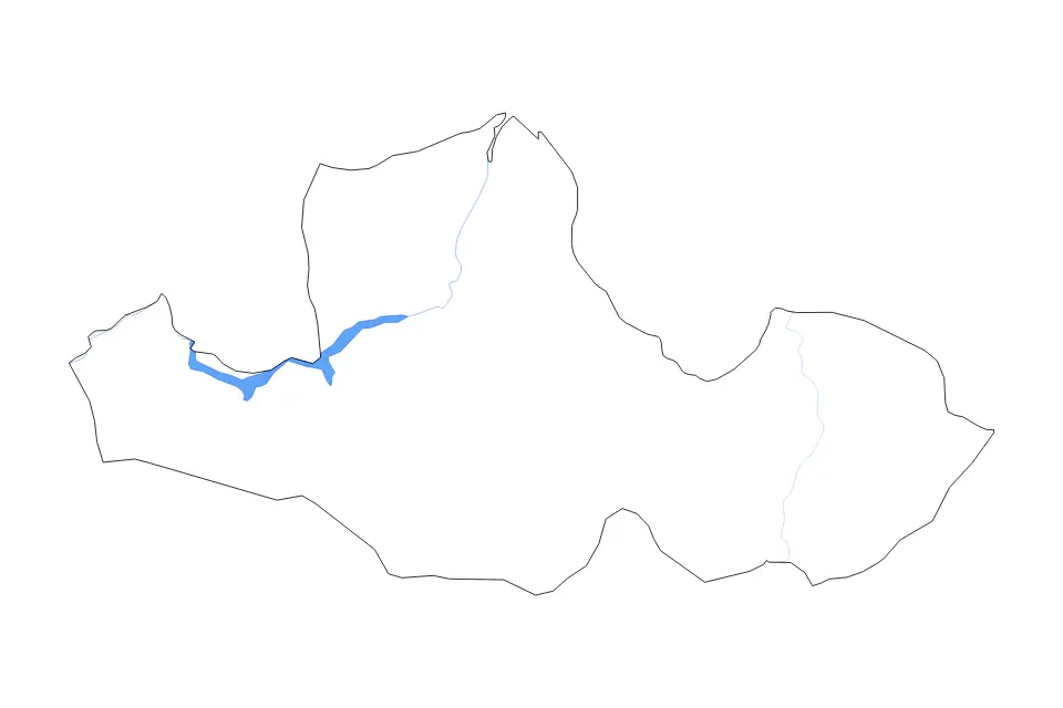 Mapa de Samsun, Turkey de tipo contorno, lagos y ríos para Asia, con contorno, lagos y ríos con elementos de agua como Altınkaya Baraj Gölü.